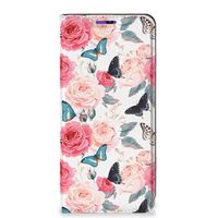 Samsung Galaxy A22 4G | M22 Smart Cover Butterfly Roses - thumbnail