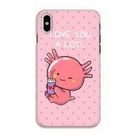 Love You A Lotl: iPhone XS Tough Case - thumbnail