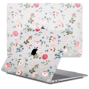 Lunso MacBook Air 13 inch M1 (2020) cover hoes - case - Flower Boutique