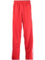 adidas pantalon droit à taille élastique - Rouge