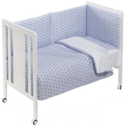 Interbaby ledikant met bedtextiel Monet 125 x 93 cm Interbaby ledikant met bedtextiel Monet 125 x 93 cm