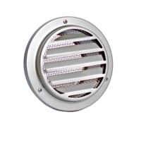 Schoepen Ventilatierooster Weha Rond 10 cm RVS Weckx - thumbnail