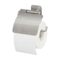 Tiger Colar Toiletrolhouder met klep RVS geborsteld 14.6x13.3x3.5cm 1314130946 - thumbnail