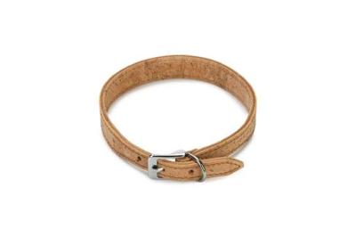 Beeztees cork - halsband hond - leer - naturel - 40 cm x 20 mm Beeztees cork - halsband hond - leer - naturel - 40 cm x 20 mm