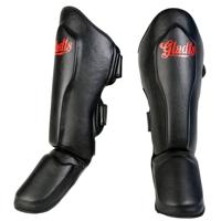 Gladts Scheenbeschermers Kunstleer Zwart Maat L