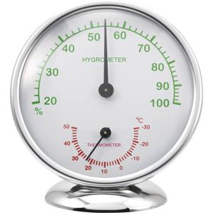 Renkforce 6510 Alu Thermo- en hygrometer Aluminium