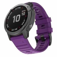 By Qubix - Siliconen bandje - Paars - Compatible met Garmin Instinct 3-50mm - Compatible Garmin bandje