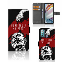 Motorola Moto G60 Portemonnee Hoesje Zombie Blood