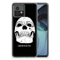 Silicone Back Case Motorola Moto G72 Skull Eyes