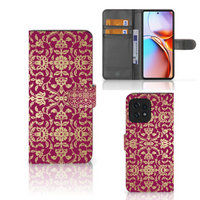 Wallet Case Motorola Edge 40 Pro Barok Pink - thumbnail