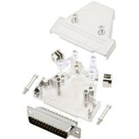 TRU COMPONENTS TCTRIM25DMPK 7709664 D-sub male connectorset 180 ° Aantal polen: 25 Soldeerkelk 1 stuk(s) - thumbnail