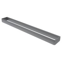 Haceka Aline Handdoekhouder 61cm Aluminium Geborsteld Grijs 1208698 - thumbnail