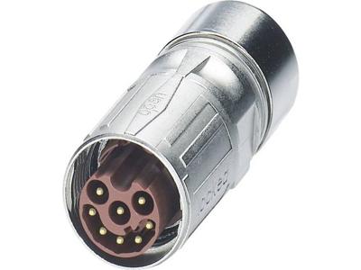 M17 Compact kabelconnector 1618683 ST-17P1N8A8K03S Zilver Phoenix Contact Inhoud: 1 stuk(s)