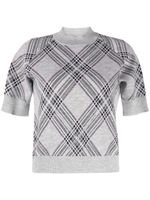 Giuseppe Di Morabito pull en maille intarsia - Gris - thumbnail