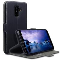 Qubits - slim wallet hoes - Samsung Galaxy A6 Plus 2018 - zwart