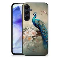 Dierenprint Telefoonhoesje voor Samsung Galaxy A55 Vintage Pauwen