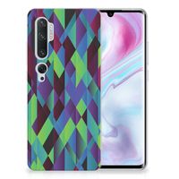 Xiaomi Mi Note 10 Pro TPU Hoesje Abstract Green Blue - thumbnail