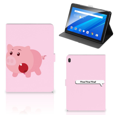 Lenovo Tab E10 Hippe Tablet Hoes Pig Mud Lenovo Tab E10 Hippe Tablet Hoes Pig Mud