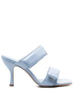 GIABORGHINI mules Perni à double bride - Bleu - thumbnail