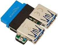 Delock USB 3.0 pinhead naar 2x adapter 65324 2-voudig USB 3.0