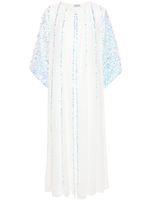 Baruni robe longue Jasmine à sequins - Blanc