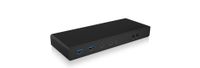 RaidSonic IB-DK2245AC notebook dock & poortreplicator Bedraad USB 3.2 Gen 1 (3.1 Gen 1) Type-C Zwart - thumbnail