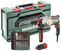 Metabo UHEV 2860-2 Quick Combihamer | 1100w 3.4J + SDS-plus-boor-/beitelset (10-dlg) - 600713510 - thumbnail