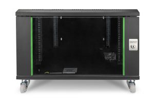 Digitus DN-19 CASTOR-WM 19 inch Wielen voor patchkast Zwart