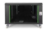 Digitus DN-19 CASTOR-WM 19 inch Wielen voor patchkast Zwart - thumbnail