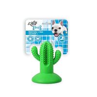 ALL FOR PAWS Kauwspeelgoed voor honden, cactus, rubber, groot, groen, 10 kg
