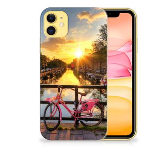 Apple iPhone 11 Siliconen Back Cover Amsterdamse Grachten