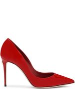 Dolce & Gabbana escarpins en cuir à fini verni 90 mm - Rouge