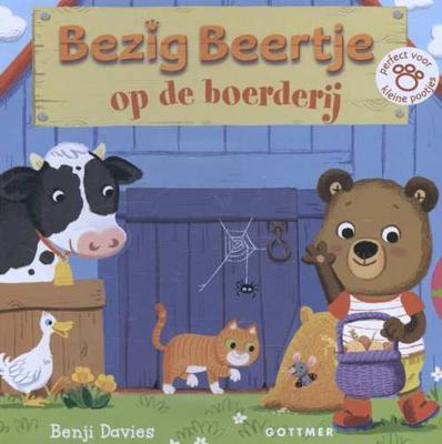Bezig beertje op de boerderij (schuifboek) - Benji Davies - Hardcover (9789025755317)