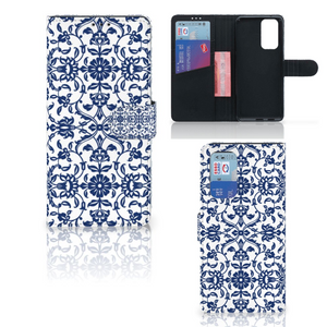 OnePlus 9 Pro Hoesje Flower Blue