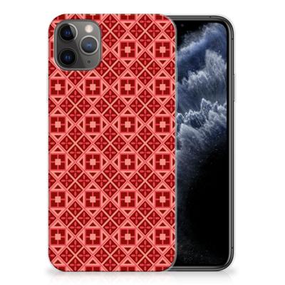 Apple iPhone 11 Pro Max TPU bumper Batik Rood Apple iPhone 11 Pro Max TPU bumper Batik Rood