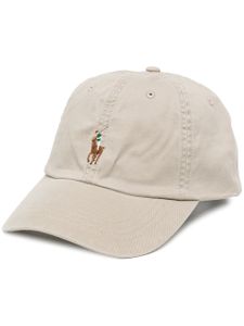 Polo Ralph Lauren casquette en coton à logo brodé - Marron