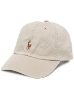 Polo Ralph Lauren casquette en coton à logo brodé - Marron