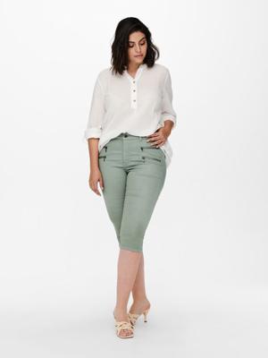 ONLY CARMAKOMA skinny fit capri jeans CARSARAH groen ONLY CARMAKOMA skinny fit capri jeans CARSARAH groen