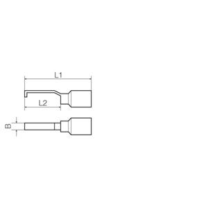 Weidmüller 9036290000 Stiftkabelschoen Haakvormig 0.205 mm² 1.50 mm² Deels geïsoleerd Zwart 100 stuk(s)