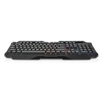 Nedis Bedraad Gaming Toetsenbord | USB Type-A | Membrane Toetsen | LED | QWERTY | US Internationaal | USB Gevoed | Lengte stroomkabel: 1.30 m |