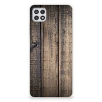 Samsung Galaxy A22 5G Bumper Hoesje Steigerhout - thumbnail