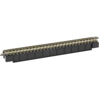 Rokuhan 7297072 Z Liggerbrug 1 spoor Z Rokuhan rails (met ballastbed) Donkergrijs