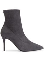 Giuseppe Zanotti bottines Mirea 90 mm en cuir - Gris