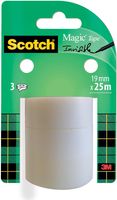 Scotch plakband Magic tape, 19 mm x 25 m, 3 rollen - thumbnail