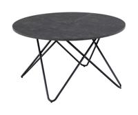 Bendt Ronde Salontafel Constantinos Marmer, 80cm - Zwart - thumbnail