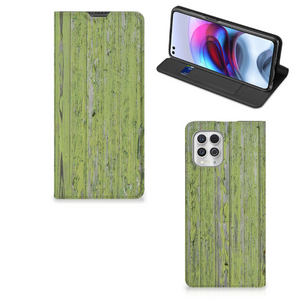 Motorola Moto G100 Book Wallet Case Green Wood