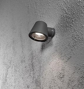 Konstsmide Trieste 7523-370 Buitenlamp (wand) Halogeen GU10 35 W Zwart