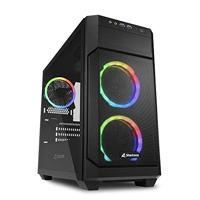 Sharkoon MATX V1000 behuizing 2 x USB3.0 zonder RGB-bron