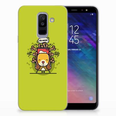 Samsung Galaxy A6 Plus (2018) Telefoonhoesje met Naam Doggy Biscuit