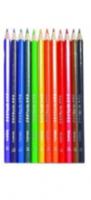 Crea kit kleurpotloden junior 18,8 cm hout 12 stuks